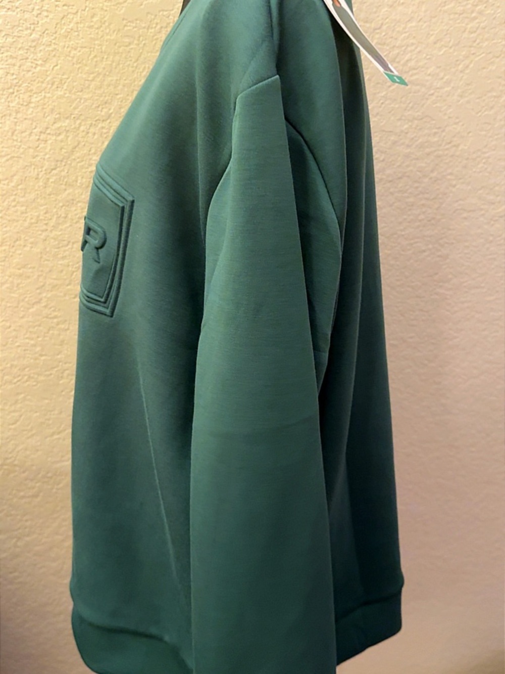 Hunter Embossed Green Crewneck Sweatshirt - Picture 2 of 6